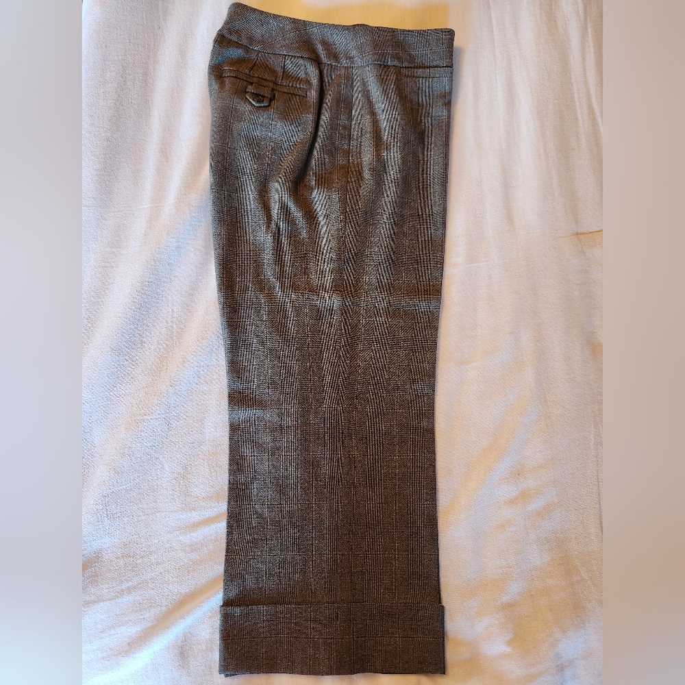 Wool Culottes - Brown /Grey